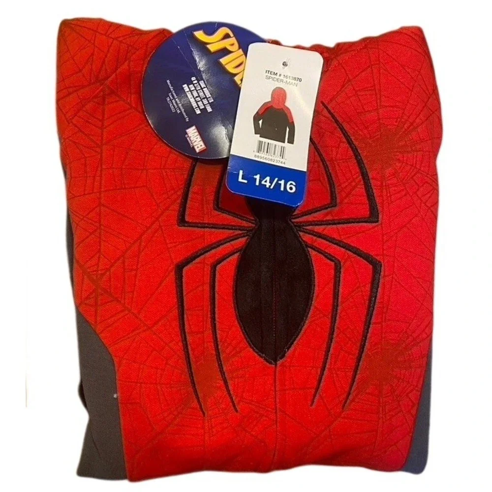Spider-Man Youth Full Zip Hoodie Large (14/16)‎